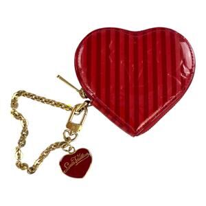 Louis Vuitton Vernis Striped Heart Zippy Pouch